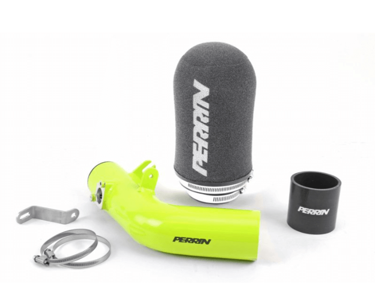 Perrin Neon Yellow Cold Air Intake For 04-14 Subaru WRX - PSP-INT-322NY