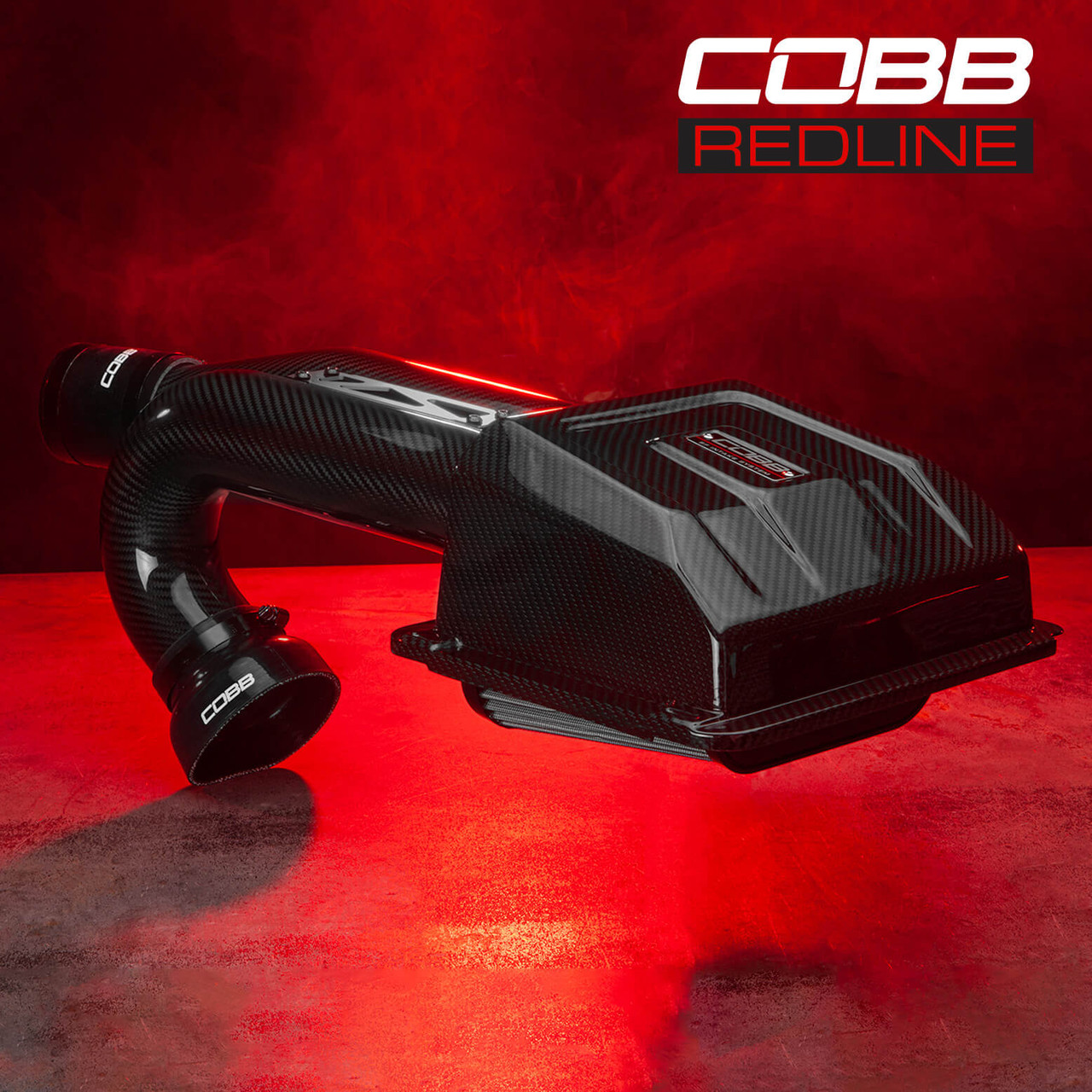 Cobb Stage 1+ Red Line Carbon Fiber Power Package With TCM For 17-19 F-150 Ecoboost 3.5L - FOR006001P-TCM-RED