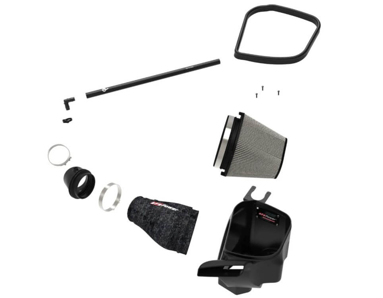 aFe Track Series Forged CF Dry S Cold Air Intake For 21-25 Dodge Durango Hellcat 6.2L - 57-10028D