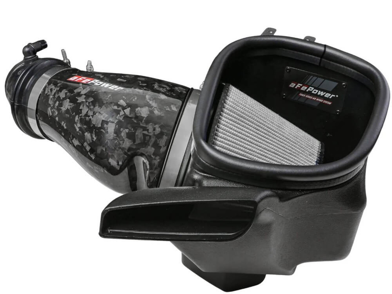 aFe Track Series Forged CF Dry S Cold Air Intake For 21-25 Dodge Durango Hellcat 6.2L - 57-10028D