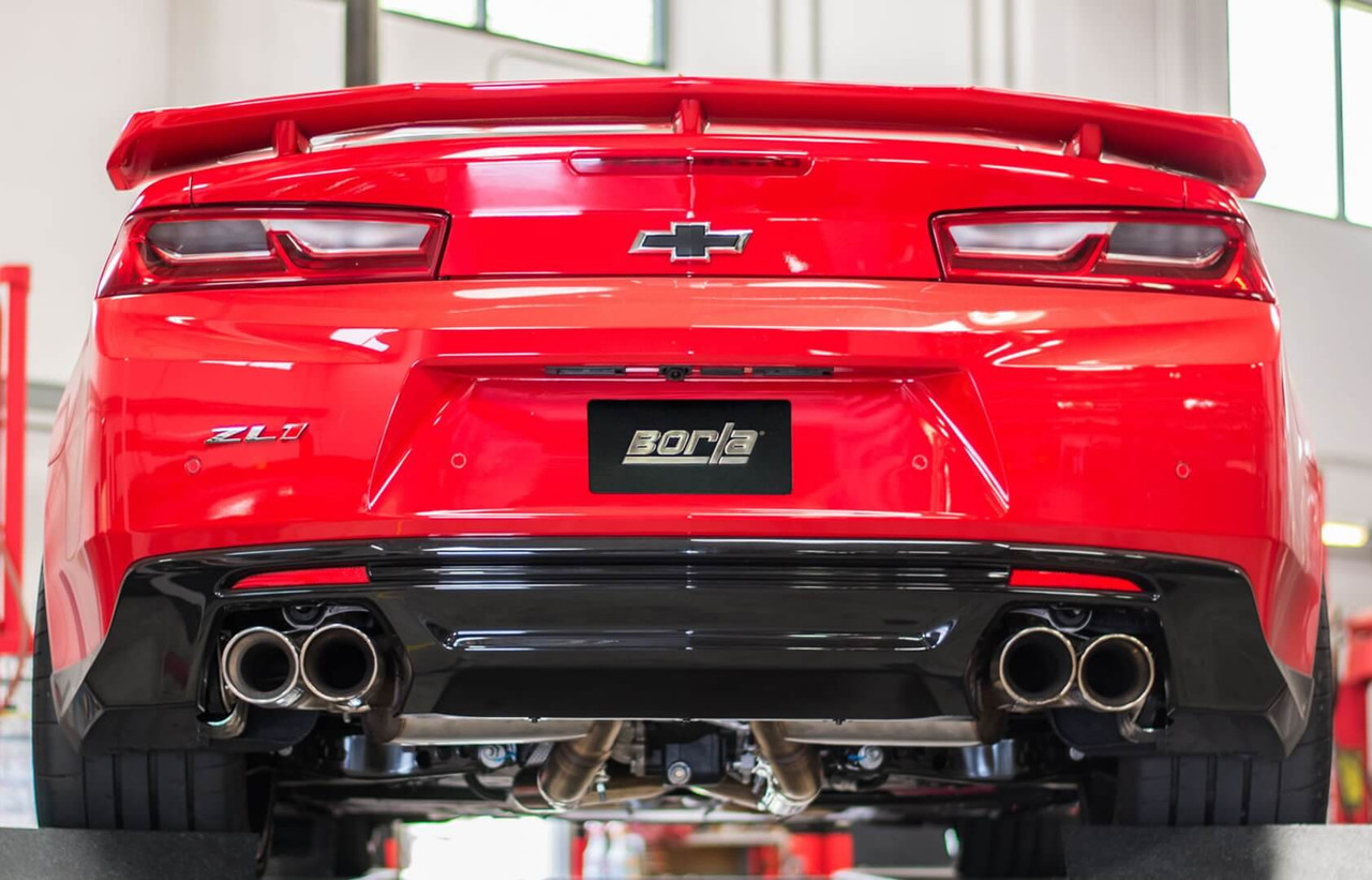 Borla S-Type Catback Exhaust With Polished Tips For 17-23 Chevrolet Camaro ZL1 - 140726