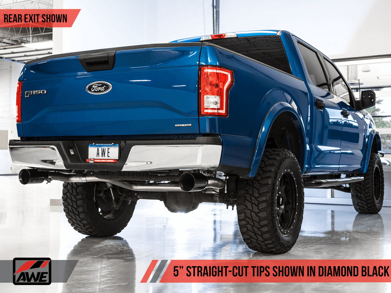 AWE Tuning 0FG Dual Side Exit Exhaust for '21+ Ford F-150 – DSG Performance