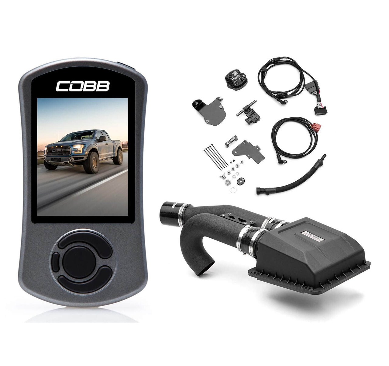 Cobb Stage 1+ Flex Fuel Power Package For 17-20 Ford Raptor EcoBoost - FOR005001P-FF