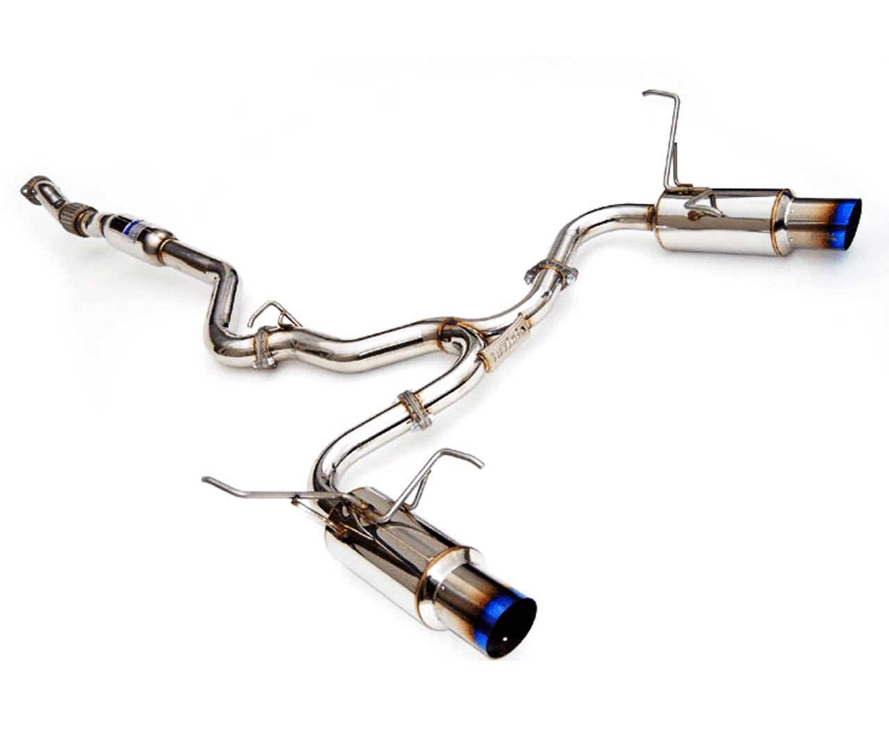 Invidia N1 Titanium Tips Catback Exhaust For 15-21 Subaru WRX/STI - HS15STIGTT