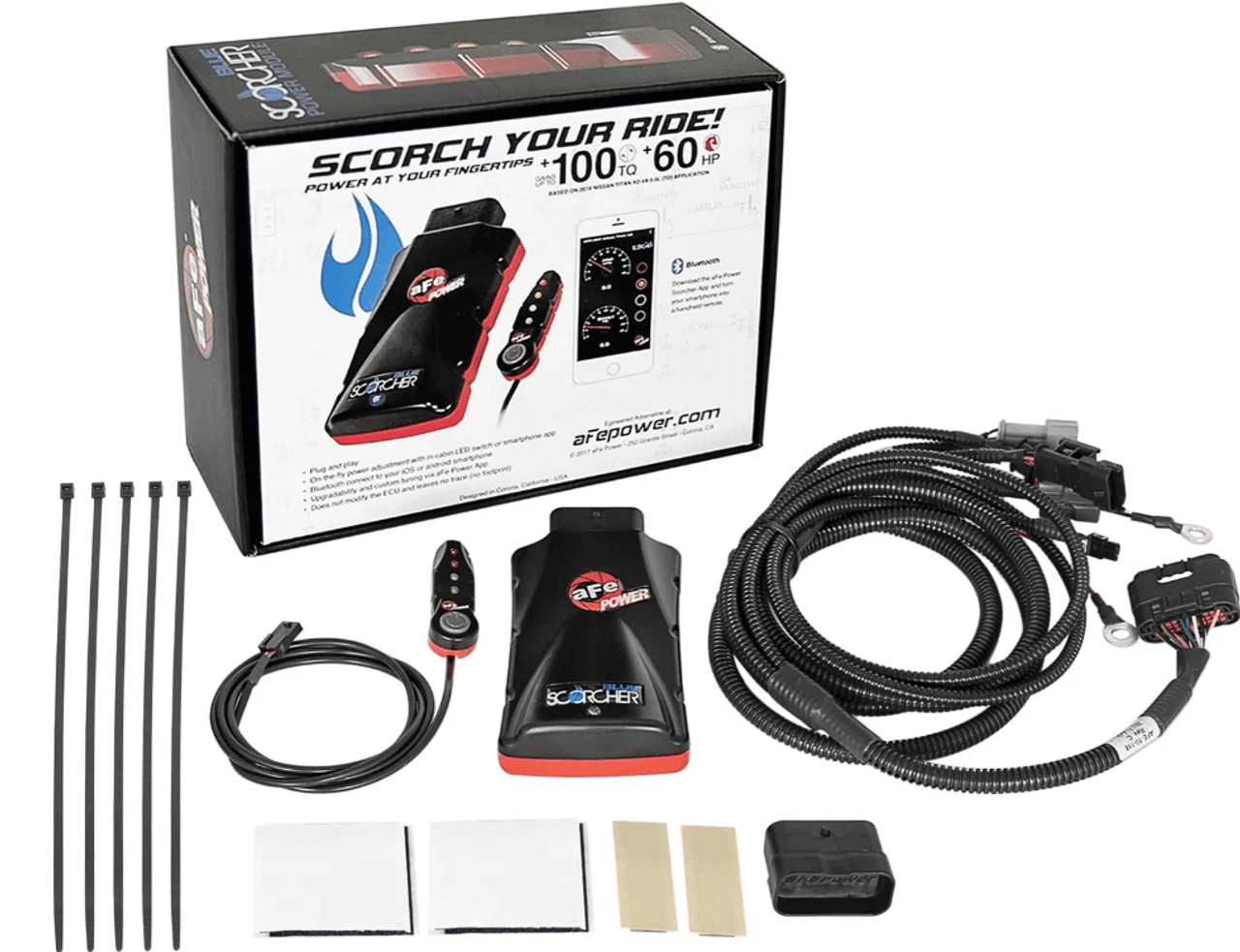 aFe Scorcher Blue Power Module For 21-25 Ford F-150 EcoBoost Trucks - 77-83044