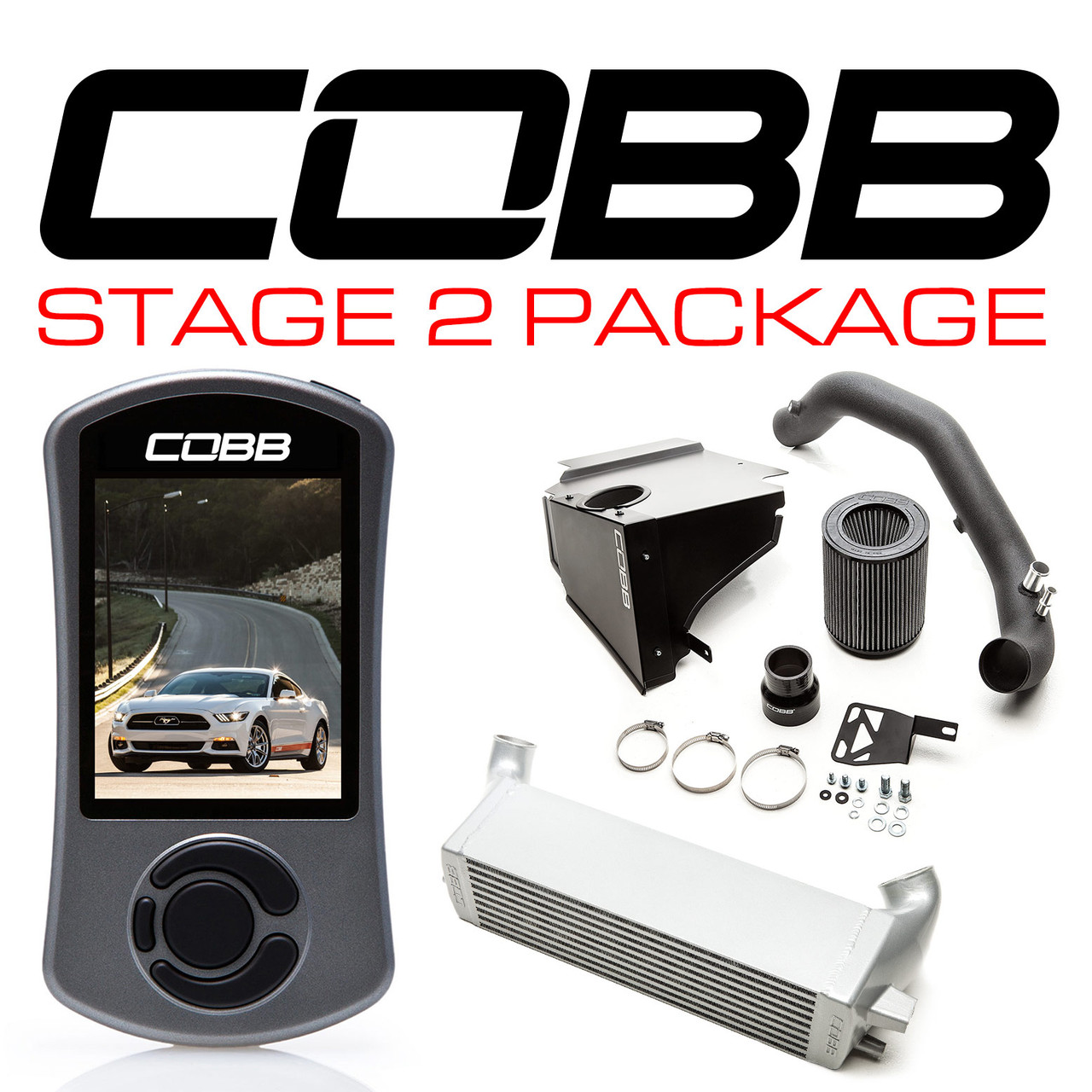 Cobb Stage 2 Power Package For 15-20 Ford Mustang Ecoboost - 6M1X02