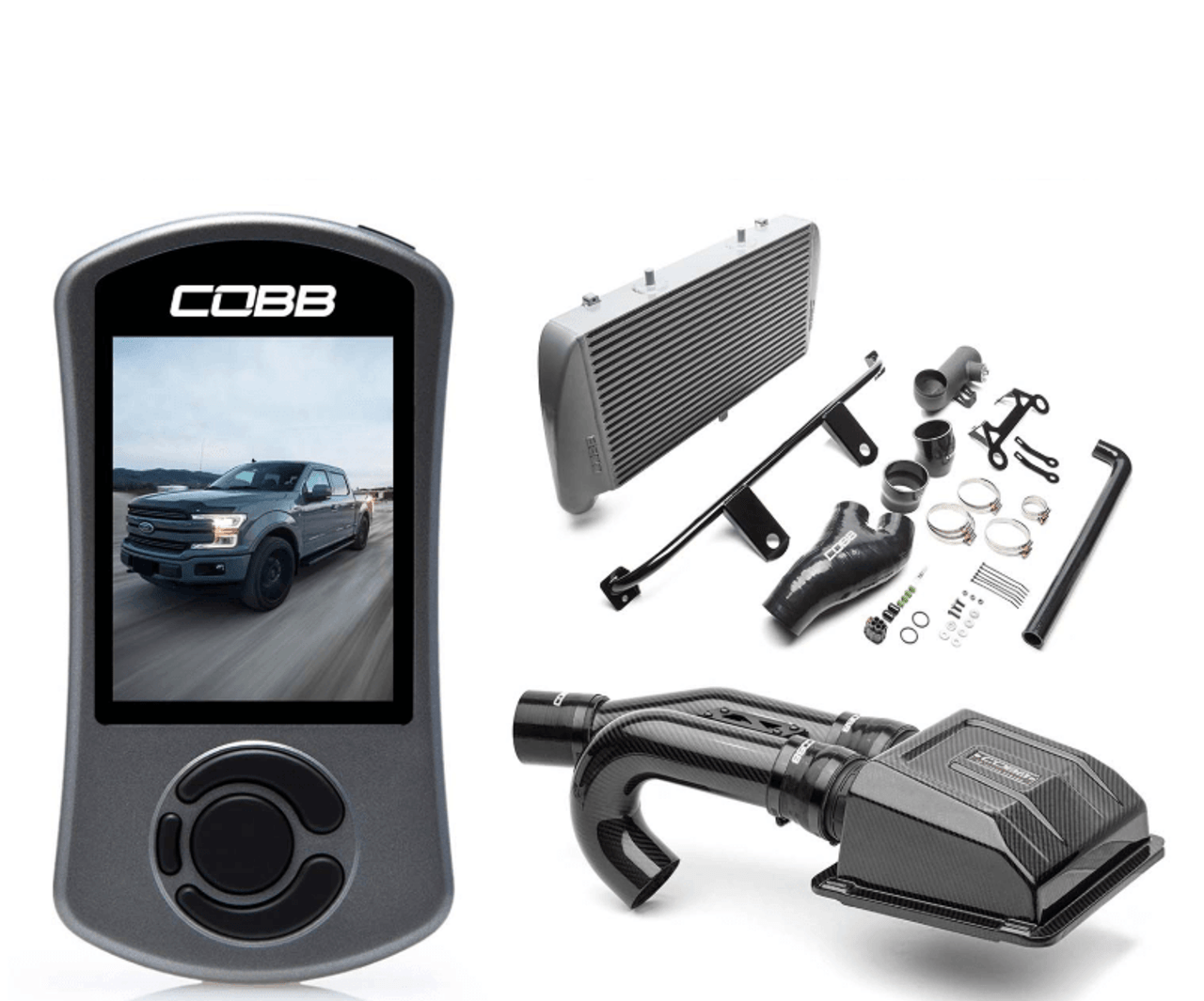 Cobb Stage 2 Redline Power Package Silver TMC For 17-19 Ford F-150 Ecoboost 3.5L - FOR0060020SL-TCM-RED