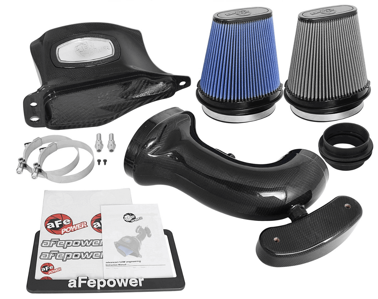 aFe Momentum CF Cold Air Intake For 14-19 Chevrolet Corvette C7 6.2L - 52-74201-C