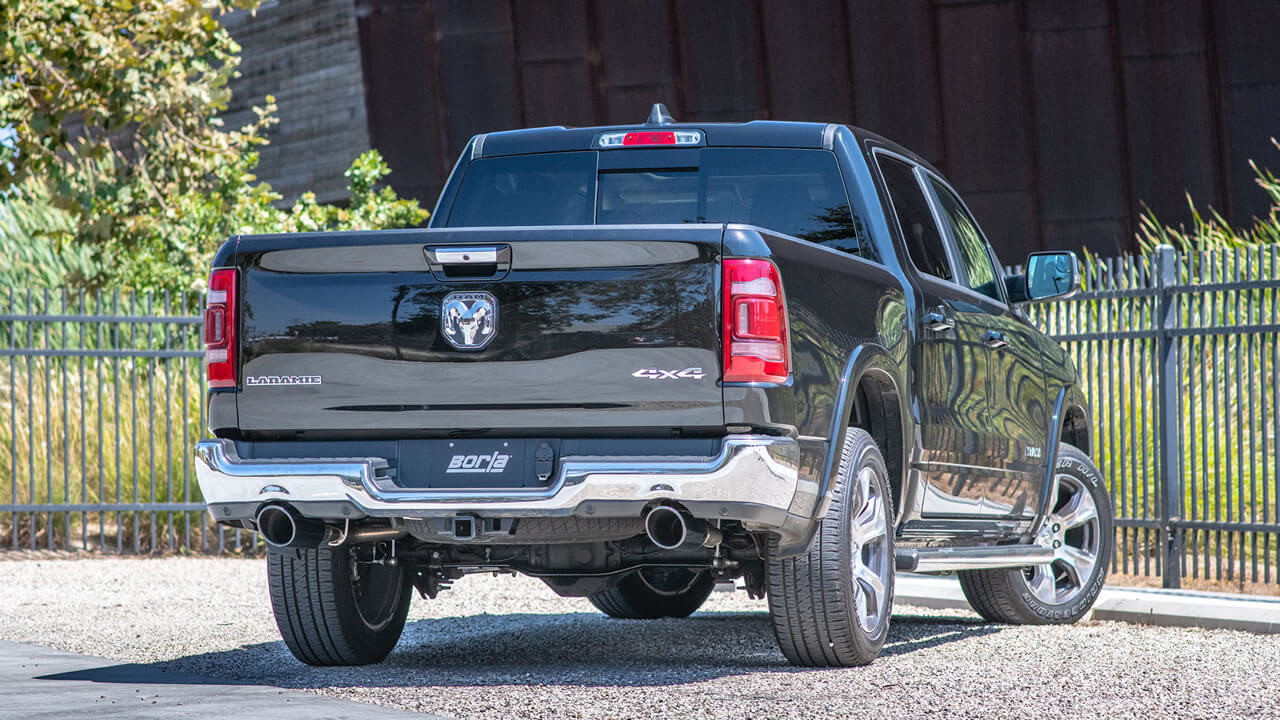 Borla ATAK Catback Exhaust With Black Tips For 19-24 Ram 1500 5.7L - 140753BC