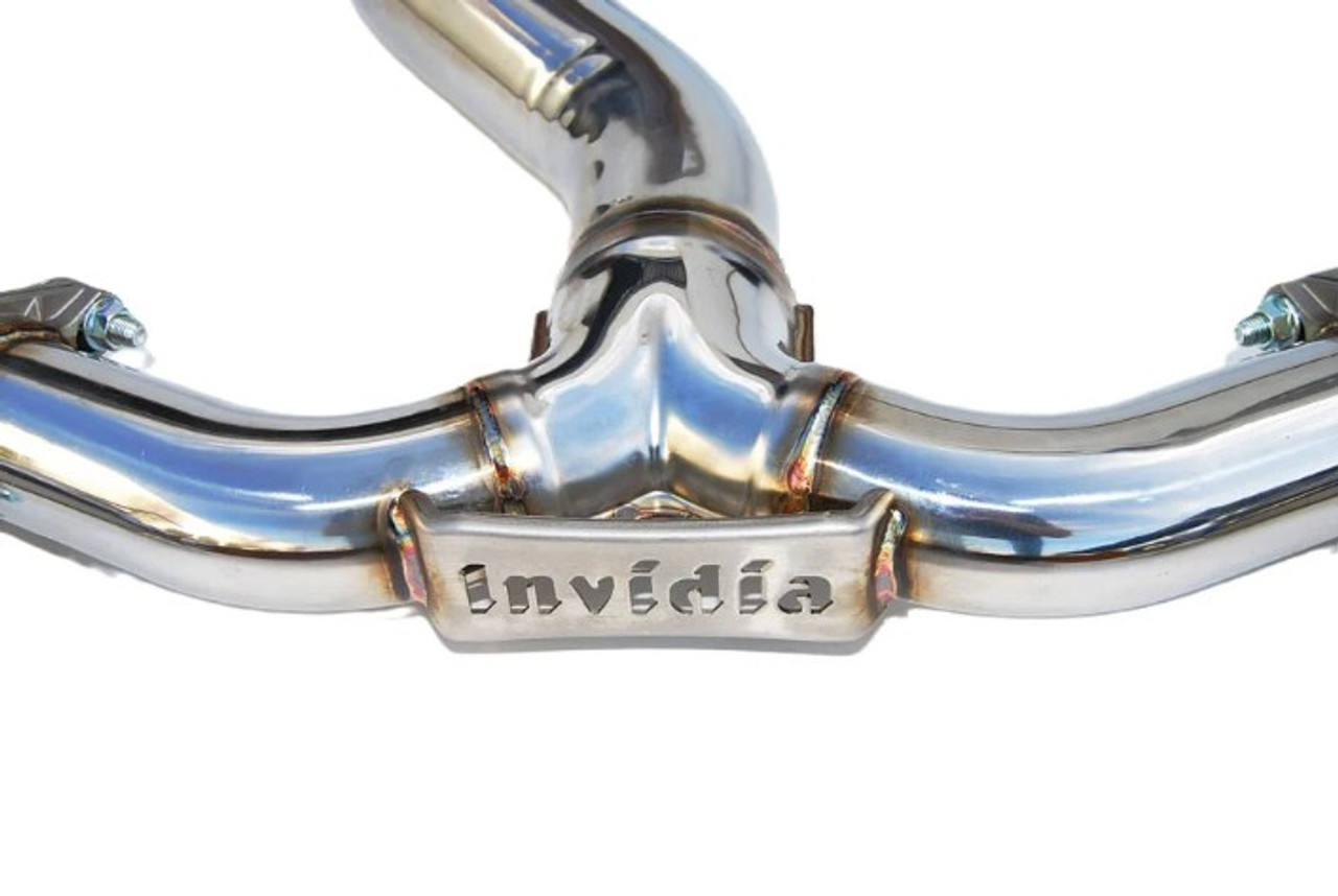 Invidia Gemini R400 Catback Exhaust With Stainless Steel Tips For 15-21 Subaru WRX - HS15STIGM4SS