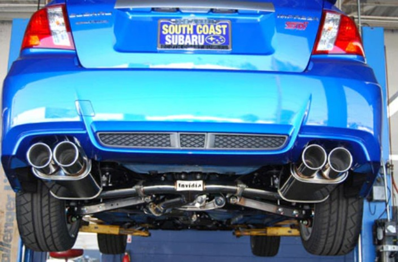 Invidia Q300 Catback Exhaust With Stainless Steel Tips For 15-21 Subaru WRX - HS11STIG3S
