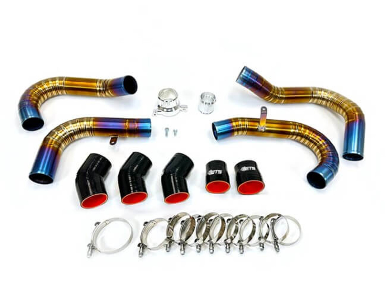 ETS Burned Titanium Front Mount Intercooler Piping Kit For 2022+ Subaru WRX - 200-60-ICP-102