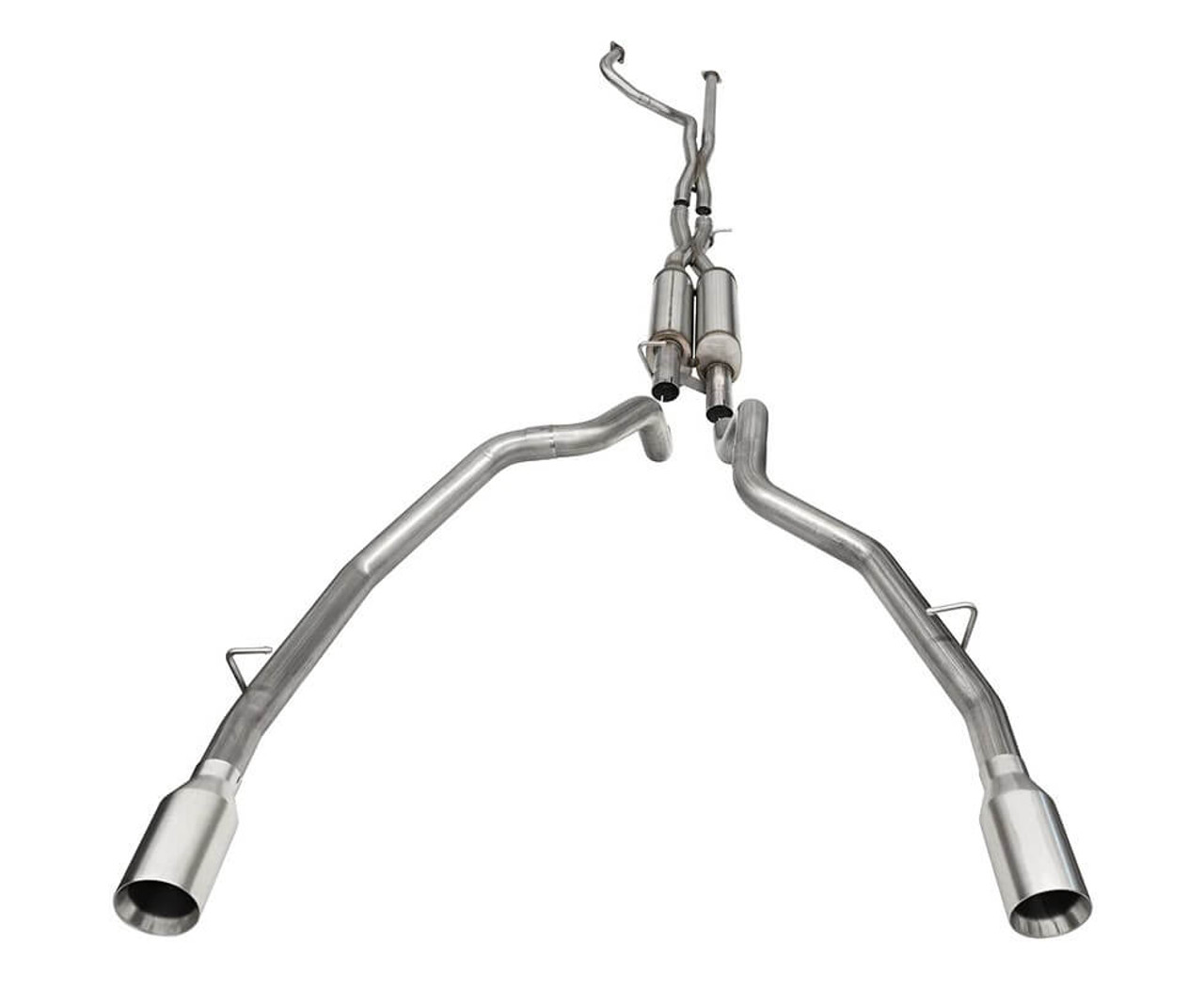 Corsa Extreme Catback Exhaust With Satin Tips For 21-22 Ram TRX - 21189