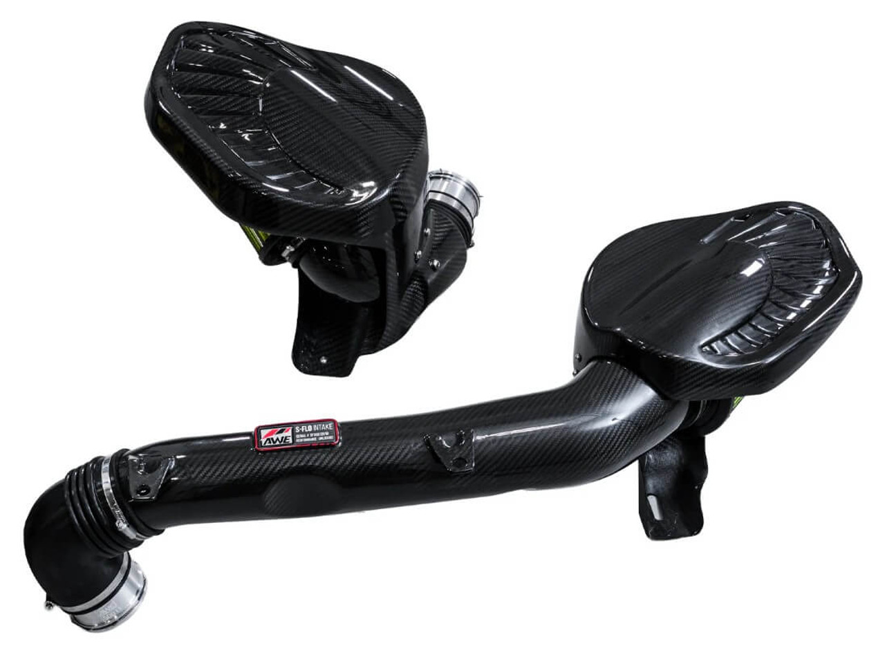 AWE S-FLO Carbon Fiber Cold Air Intake For 21-25 BMW M4 - 2660-15489