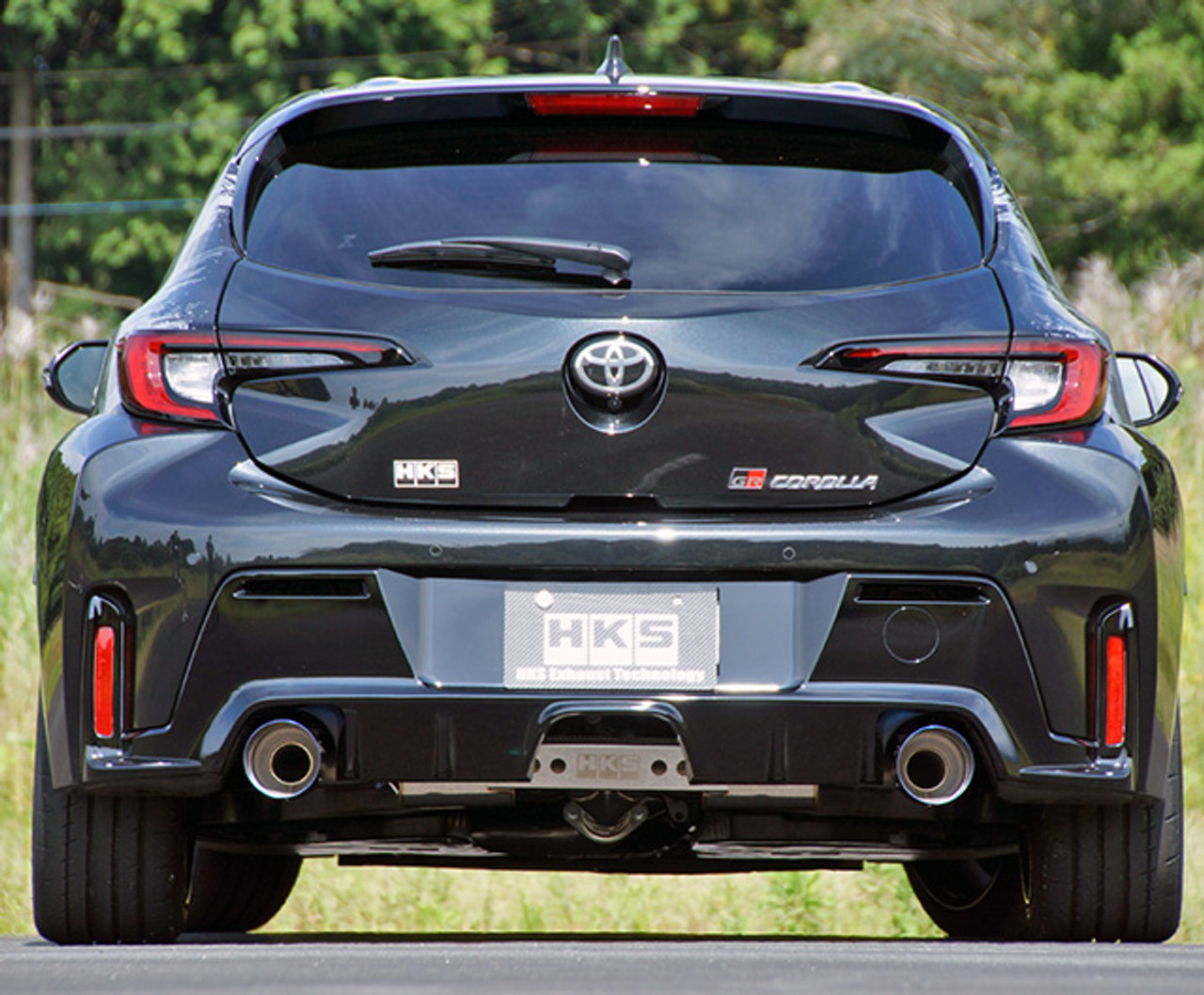 HKS Legamax Sports Catback Exhaust For 2022+ Toyota GR Corolla - 31021-AT009 HKS Legamax Sports Catback Exhaust For 2022+ Toyota GR Corolla - 31021-AT009