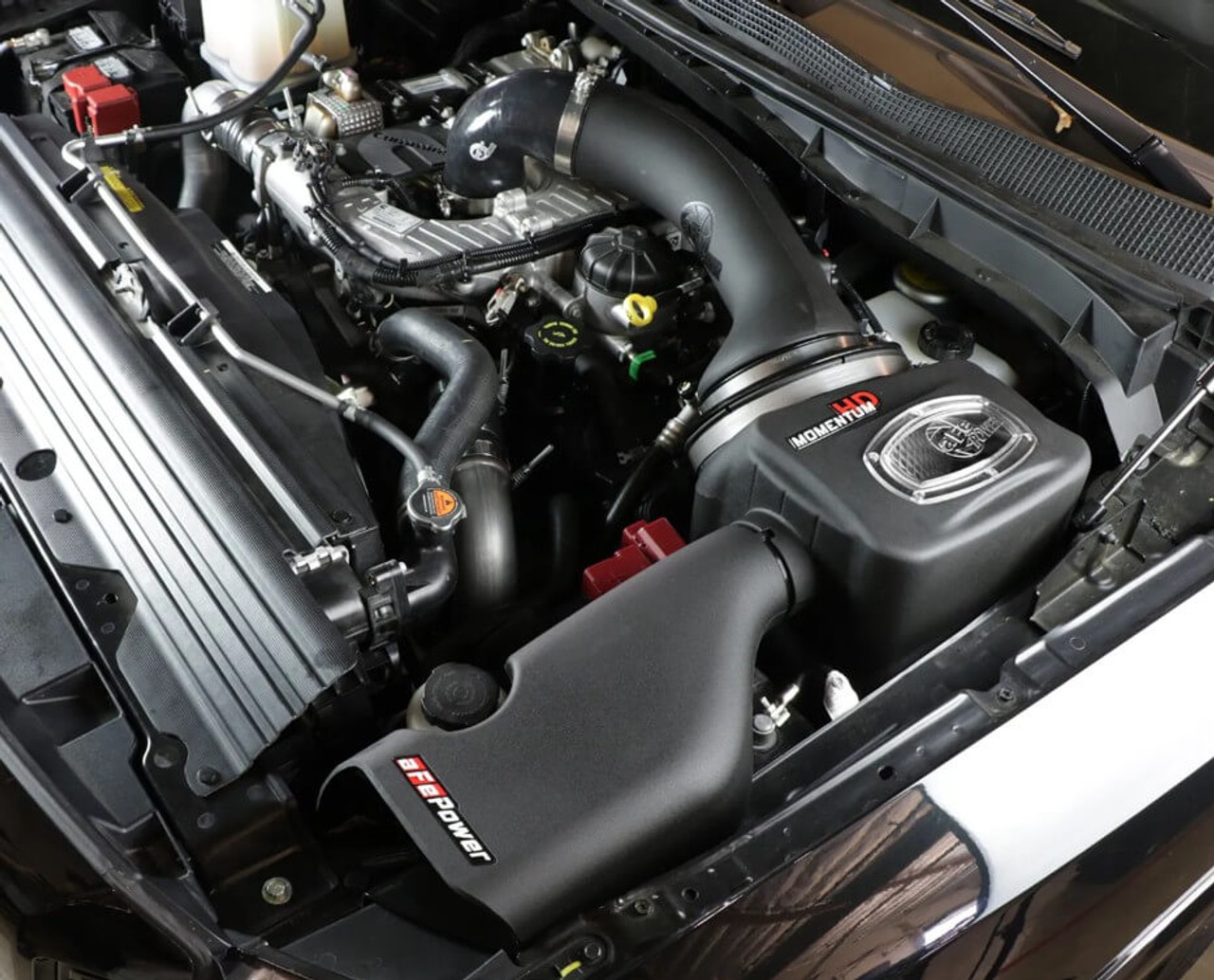 aFe Momentum HD Dry S Cold Air Intake For 16-19 Nissan Titan XD Cummins 5.0L - 51-76105