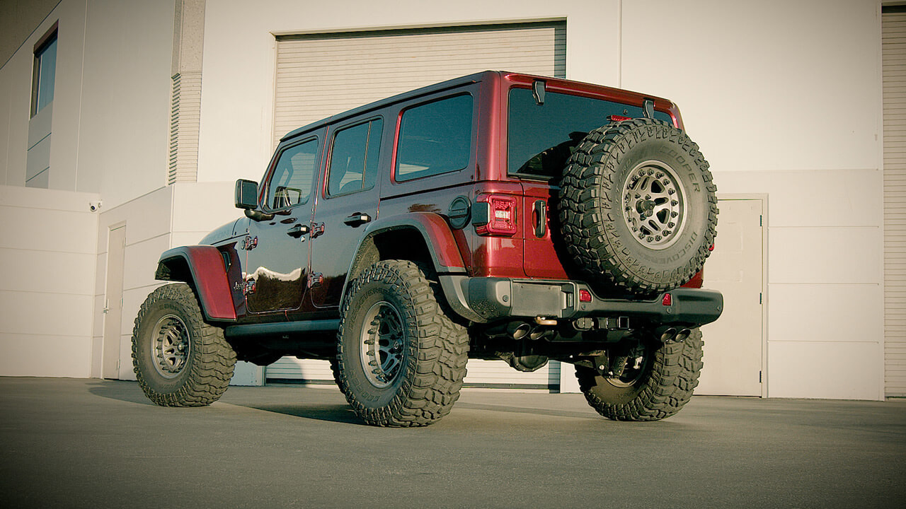 Borla S-Type Catback Exhaust With Black Tips For Jeep Wrangler 392