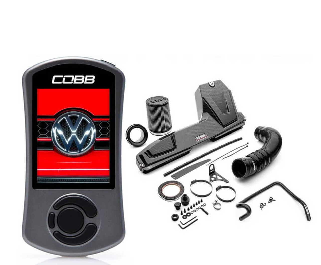 Cobb Stage 1+ Redline CF Power Package For 19-21 Volkswagen Jetta (A7) - VLK002011P-RED-A7