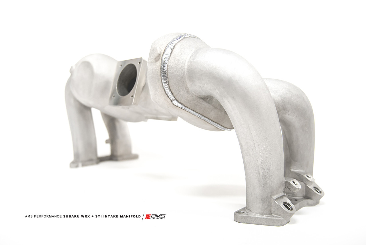 AMS Intake Manifold (Uncoated) For 04+ Subaru STI / 02-14 WRX - AMS.31.08.0001-1