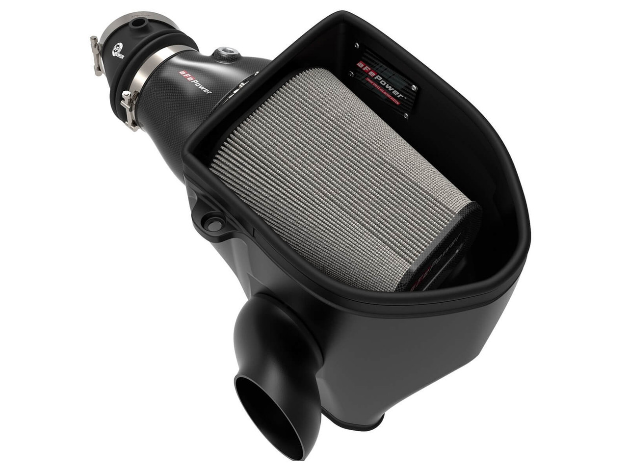 aFe Track Series CF Dry S Cold Air Intake For 18-23 Dodge Demon 6.2L - 57-10001D