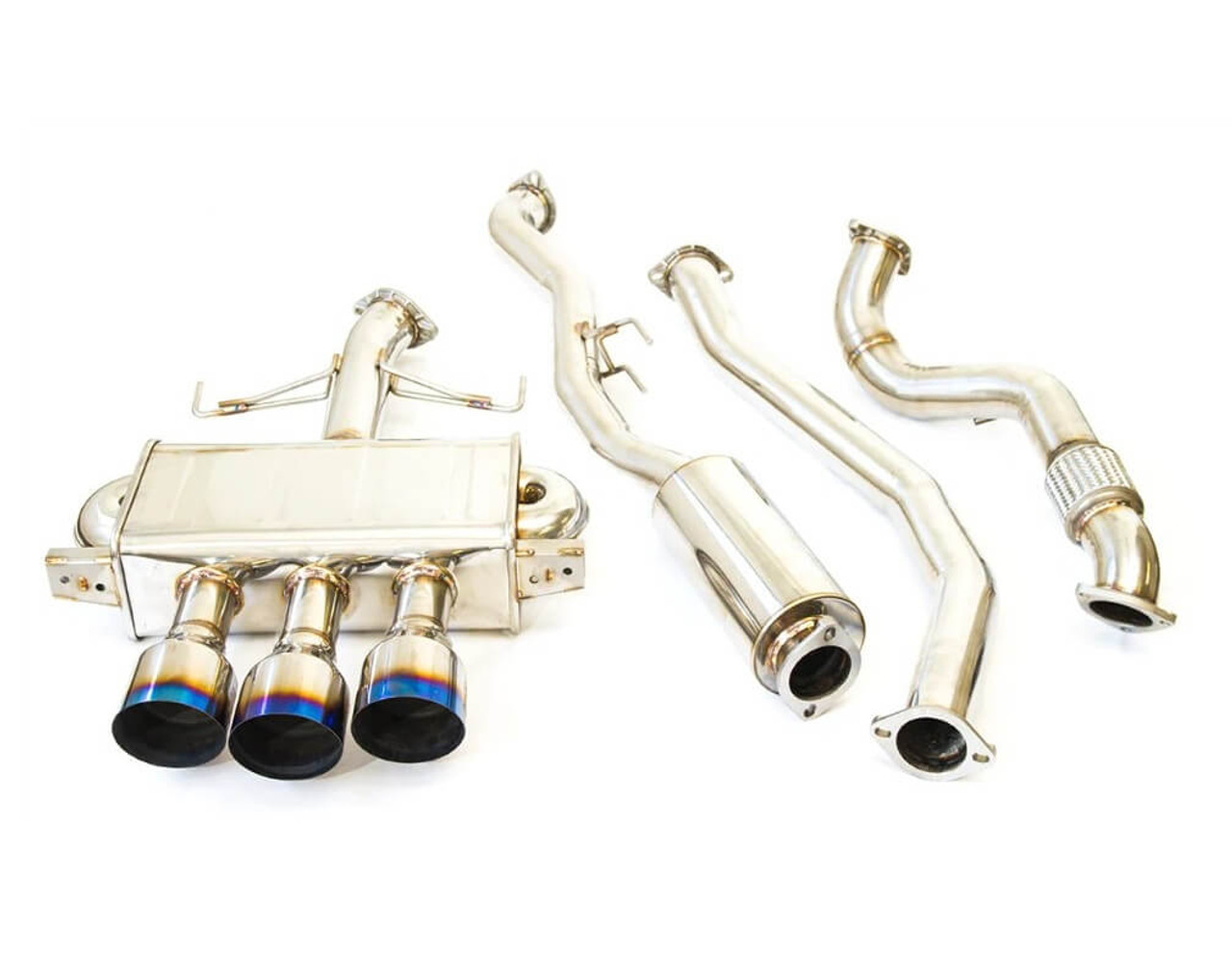 Invidia Q300 Catback Exhaust With Titanium Tips For 17-21 Honda Civic Type R - HS17CTRFQ33ST