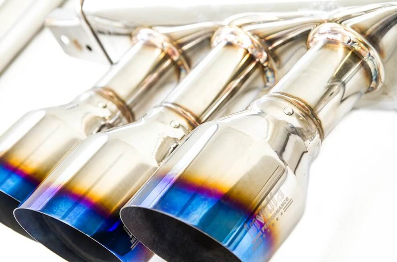 Invidia Q300 Catback Exhaust With Titanium Tips For 17-21 Honda Civic Type R - HS17CTRFQ33ST