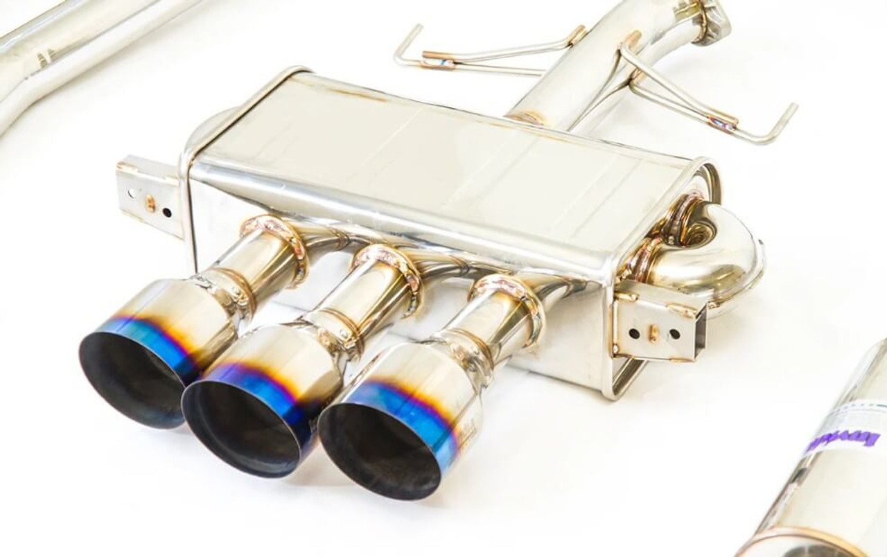 Invidia Q300 Catback Exhaust With Titanium Tips For 17-21 Honda Civic Type R - HS17CTRFQ33ST
