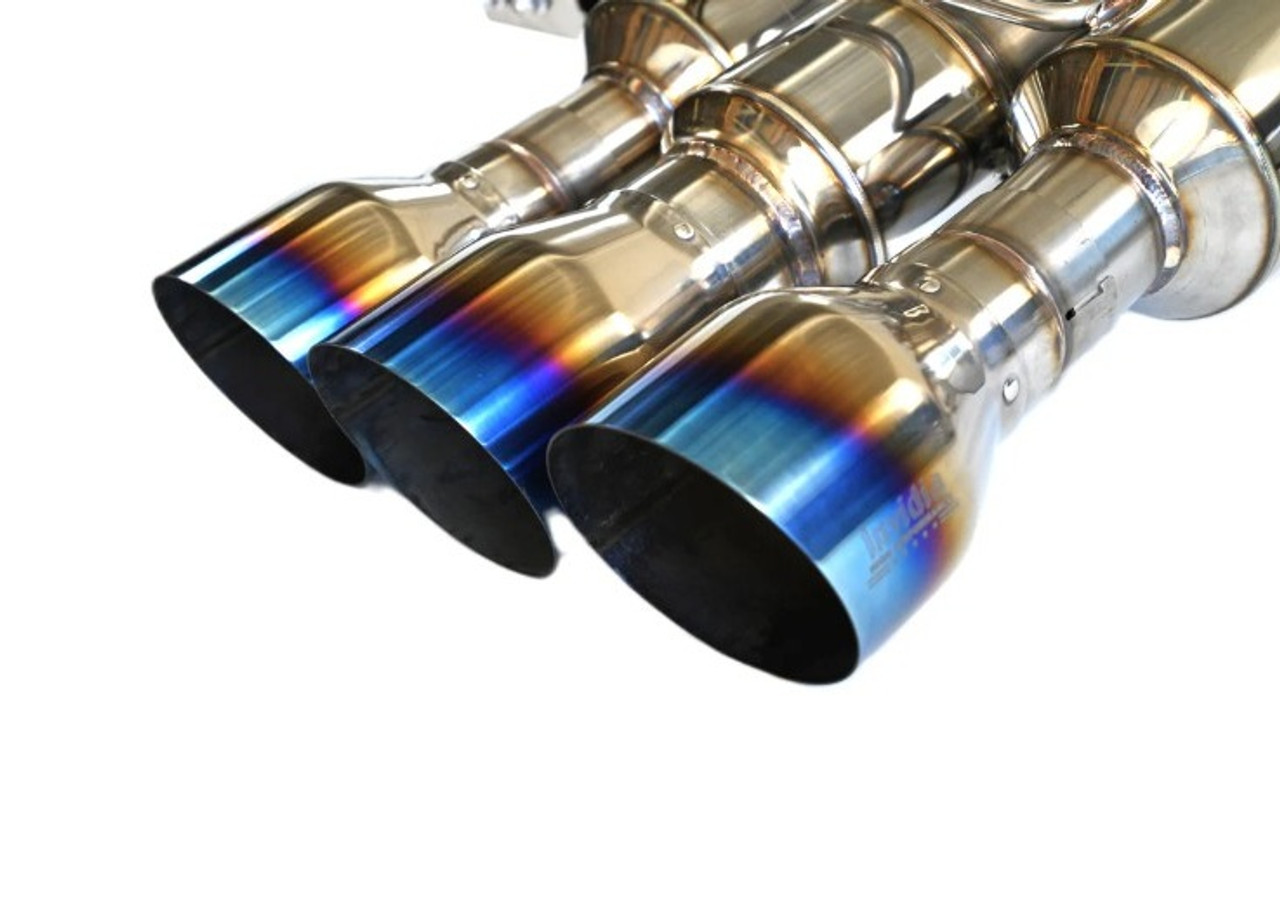 Invidia R400 Catback Exhaust With Titanium Tips For 2022+ Honda Civic Type R - HS22CTRFGM3STL