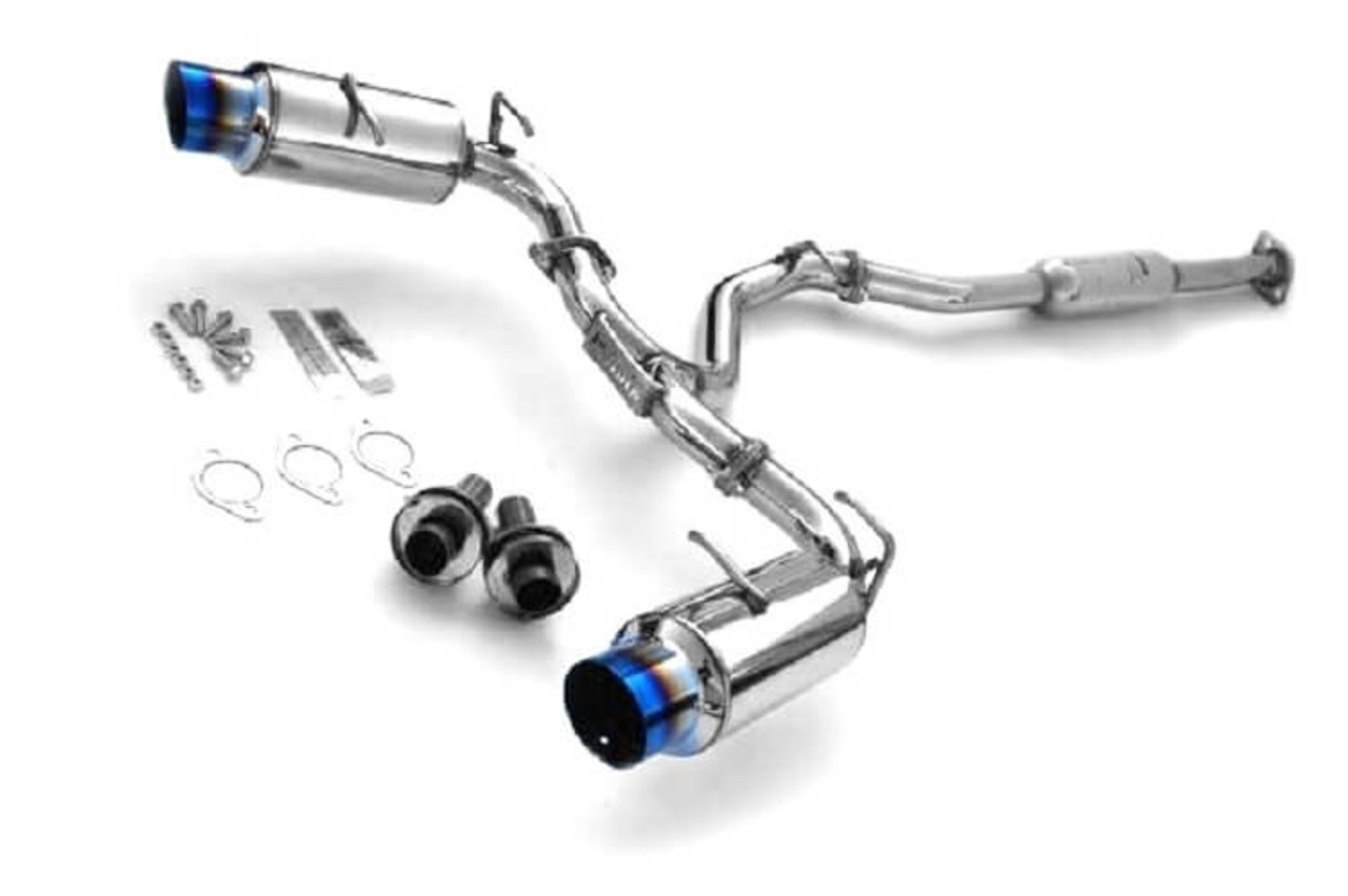 Invidia N1 Catback Exhaust With Titanium Tips For 13-17 Subaru BRZ - HS12SSTGTT
