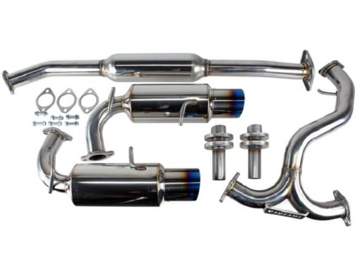 Invidia N1 Titanium Tips Catback Exhaust For Subaru BRZ - HS12SSTGTT