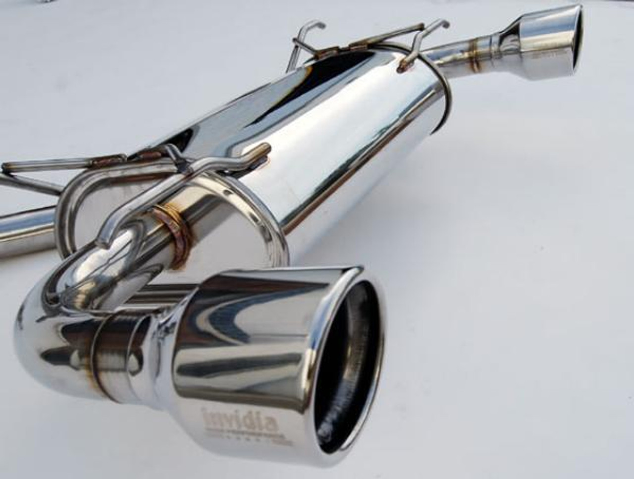 Invidia Q300 Catback Exhaust With Stainless Steel Tips For 13-17 Subaru BRZ - HS12SSTG3S