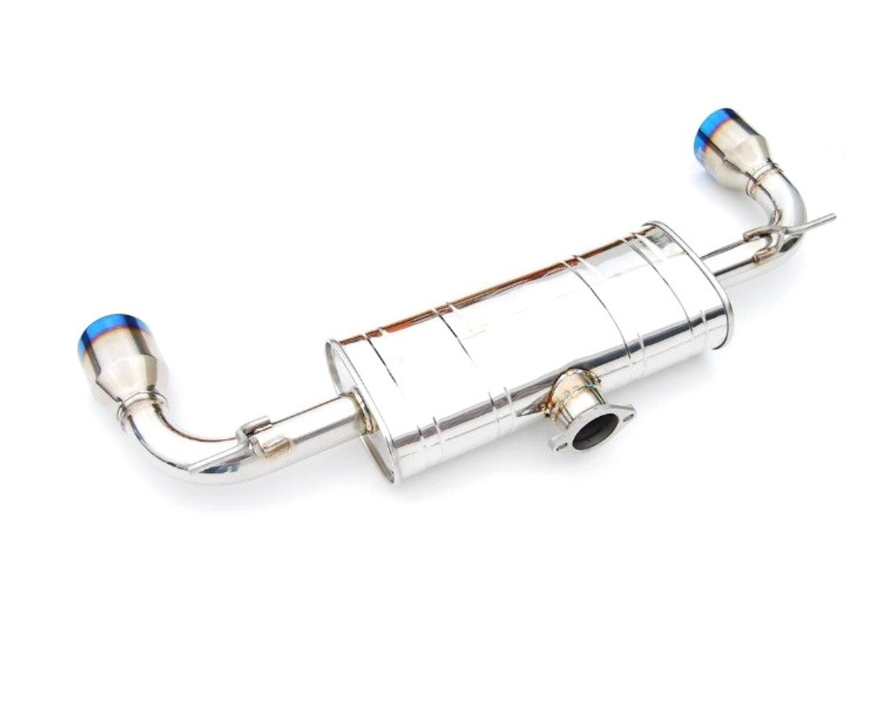 Invidia Q300 Catback Exhaust With Rolled Titanium Tips For 14-21 Volkswagen Golf GTI - HS13GF7G3T