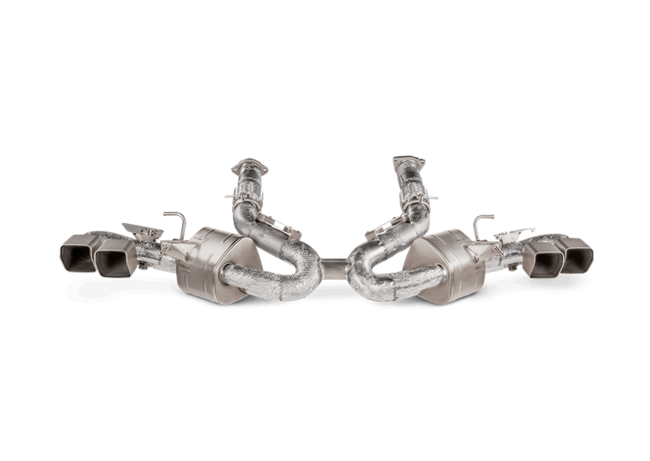 Akrapovic Titanium Catback Exhaust For 2020+ Chevrolet Corvette C8 - S-CO/TI/3