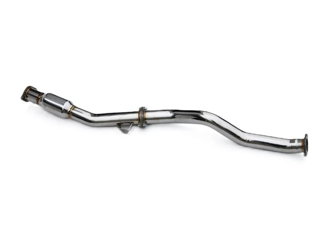 Invidia Front Pipe With High Flow Cat For 2022+ Subaru WRX With Manual Transmission - HS22SW4MFPCB