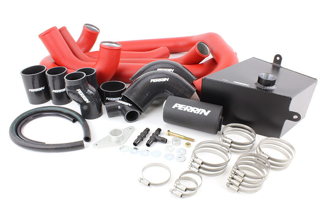 Perrin Intercooler Pipe Kit (Red) For 15-21 Subaru STI - PSP-ITR-438-2RD/BK