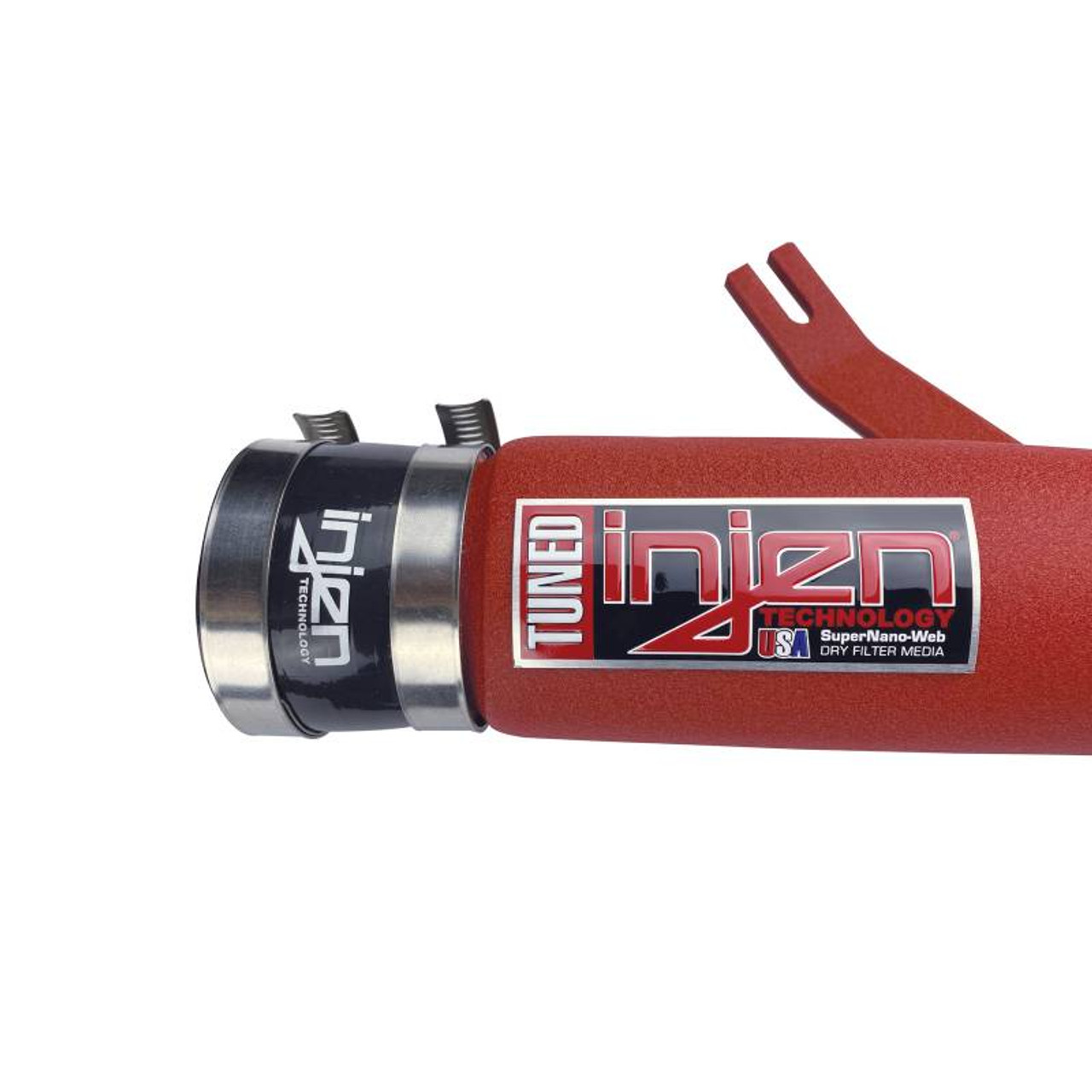 Injen SP Short Cold Air Intake (Wrinkle Red) For 17-20 Honda Civic Si - SP1584WR