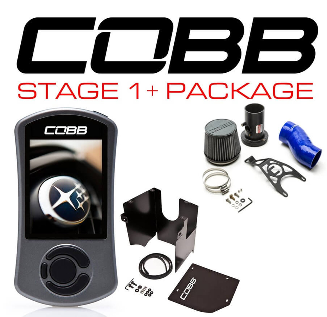 Cobb Stage 1+ Power Package Blue For 08-14 Subaru WRX/STI - 615X01P-BL