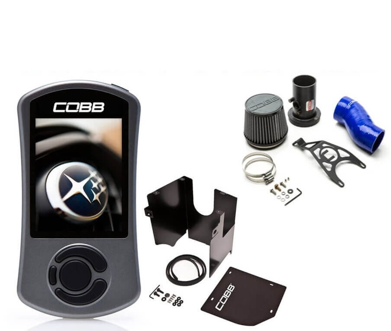 Cobb Stage 1+ Power Package Blue For 08-14 Subaru WRX/STI - 615X01P-BL