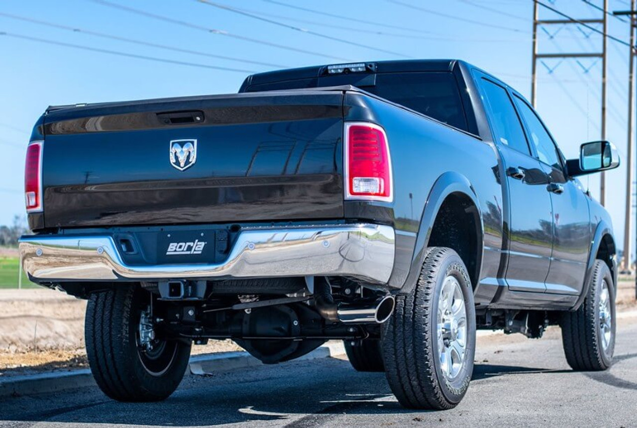 Borla S-Type Catback Exhaust With Chrome Tip For 14-18 Ram 2500/3500 6.4L - 140801 Borla S-Type Catback Exhaust With Chrome Tip For 14-18 Ram 2500/3500 6.4L - 140801