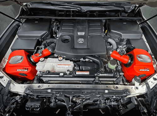 aFe Red Edition Pro Dry S Cold Air Intake For 22+ Toyota Land Cruiser 3.4L - 50-70091DR