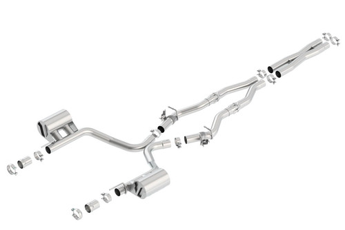 Borla Atak Catback Exhaust With Active Valves For 16-22 Dodge Challenger RT - 140714