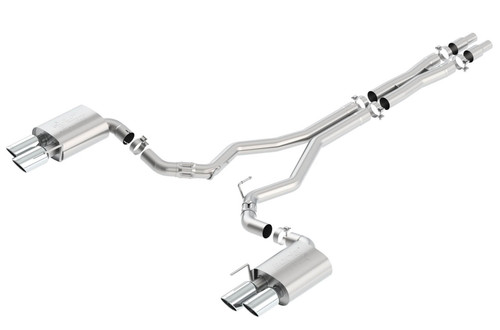 Borla Atak Catback Exhaust With Chrome Tips For 18-22 Ford Mustang GT - 140746