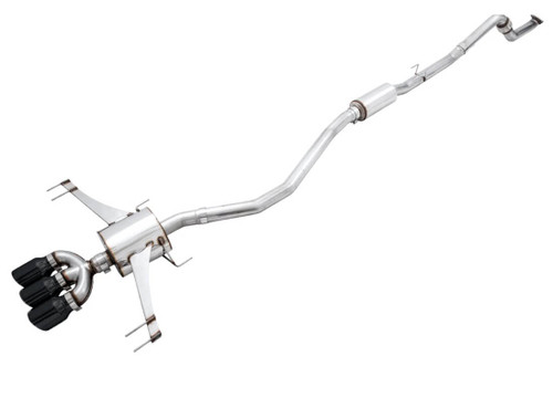 AWE Touring Edition Catback Exhaust With Black Tips For 17-21 Honda Civic Type R - 3015-53006