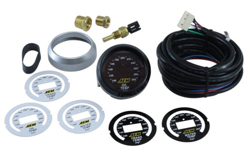 AEM 30-4402 Oil / Transmission / Water Temperature 52MM Digital Gauge
