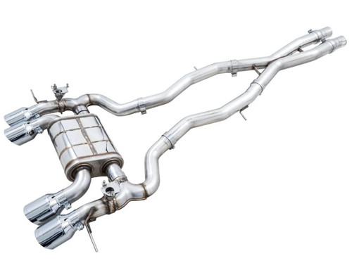 AWE SwitchPath™ Catback Exhaust With Chrome Tips For 21-25 BMW M3 - 3025-43480