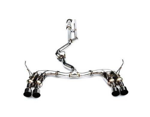 Invidia R400 Catback Exhaust With Quad Stainless Steel Tips For 2022+ Subaru WRX - HS22WRXGM4SS