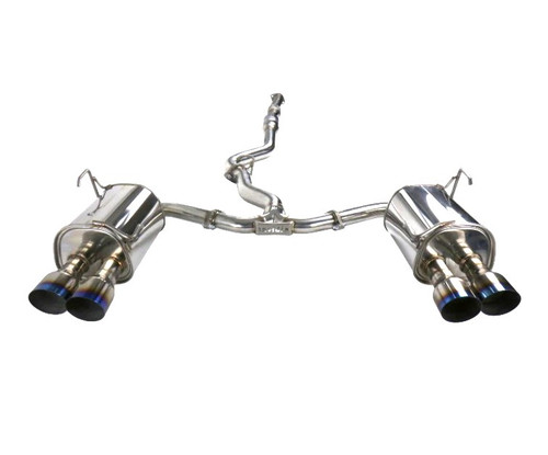 Invidia Q300 Catback Exhaust With Quad Single Layer Titanium Tips For 2022+ Subaru WRX - HS22WRXG2T