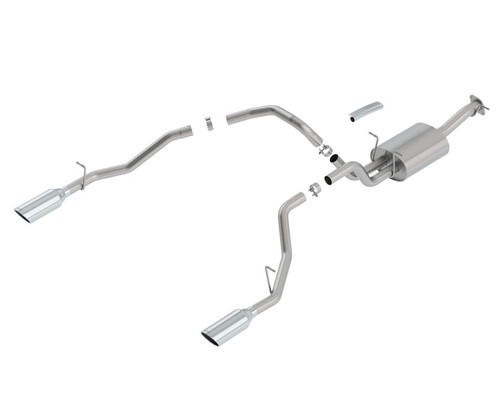 Borla Touring Catback Exhaust With Chrome Tips For 19-24 Ram 1500 5.7L - 140758 Borla Touring Catback Exhaust With Chrome Tips For 19-24 Ram 1500 5.7L - 140758