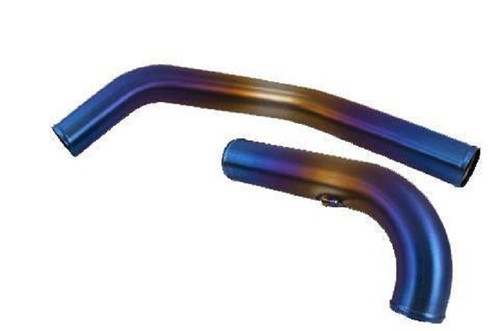 ETS Upper Titanium Intercooler Piping Kit Burned For Mitsubishi Evo X - 100-10-ICP-004C