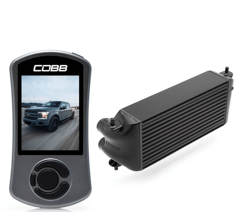 Cobb Stage 2 Power Package FLM Black With TCM (No Intake) For 17-19 Ford F-150 Ecoboost 3.5L - FOR0060S20BK-TCM-NI
